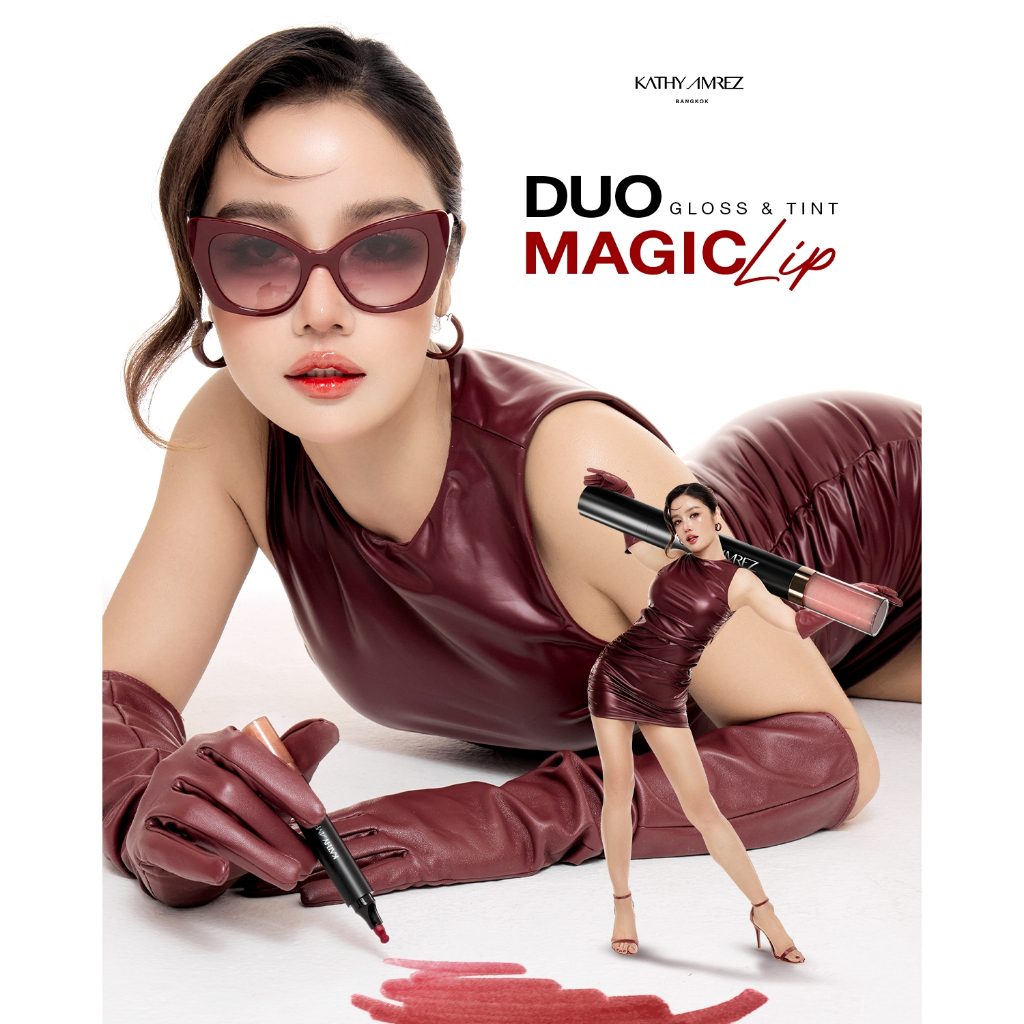 KATHY AMREZ DUO GLOSS & TINT MAGIC LIP ลิปดูโอ ทิ้นท์ เมจิก2